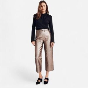Madewell Shimmering Metallic Trousers